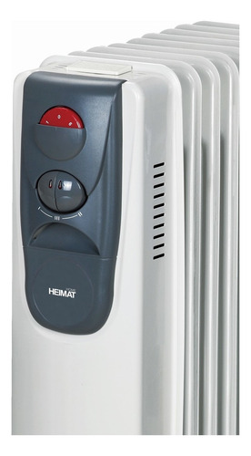 Estufa Oleo Eléctrica Heimat Hc-2000 Color Blanco