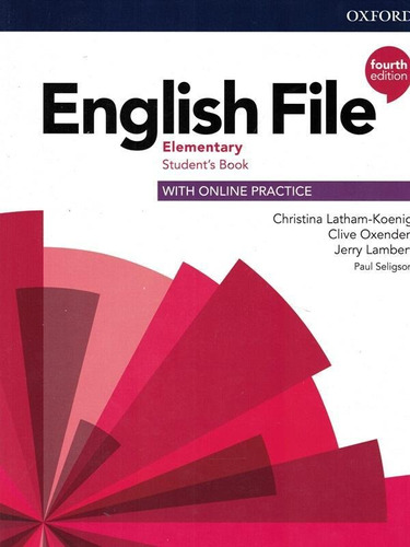 English File Elementary Sb With Online Practice - 4th Ed. 
