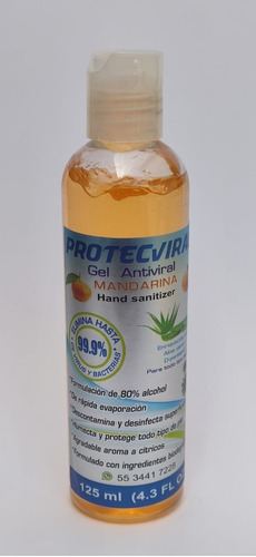 Protecviral Gel Antiviral Botella 125ml Caja Con 145 Piezas