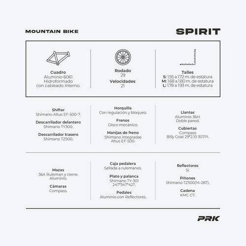 Mountain Bike Spirit R29 21v