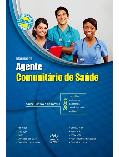 Livro Manual Do Agente Comunitário De Saúde - Acompanha Cd