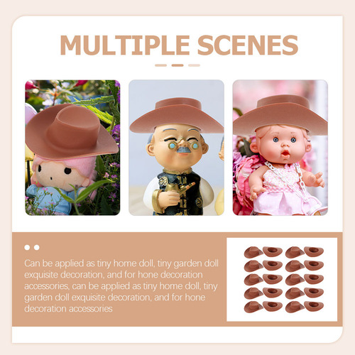 40 Unidades, Minisombrero De Vaquera, Sombreros En Miniatura