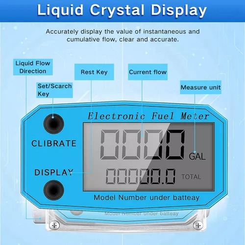 Tambo Digital Turbine Flow Medidor
