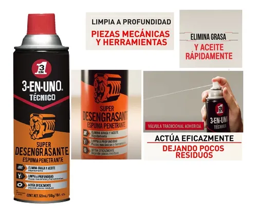 Desengrasante Para Motor Para Carro Espuma Penetrante