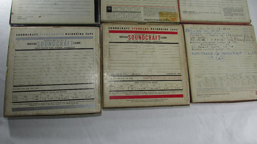 Lote De Seis Audiomagneticos Antiguos Video Coleccionable.
