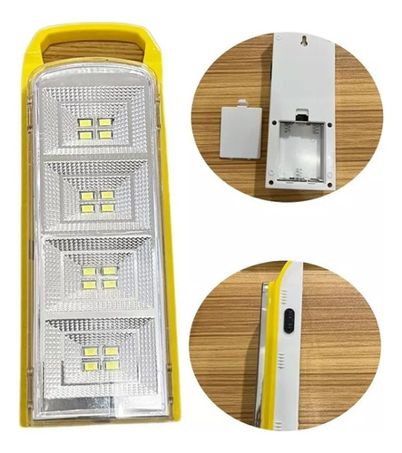 Linterna Led De Mano Emergencia 16led