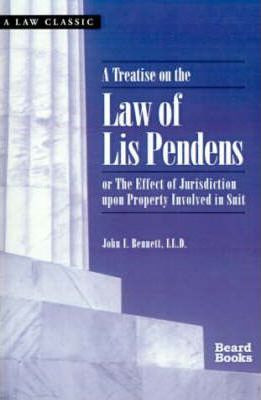 Libro A Treatise On The Law Of Lis Pendens - John I. Benn...