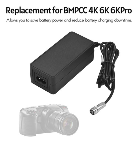 Adaptador De Cámara Para Cargador De Batería Bmpcc De 6k, Ad