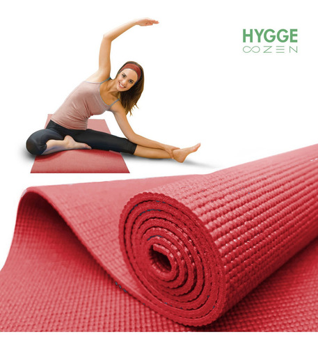Imagen 7 de 10 de Kit Yoga Mat Colchoneta Pvc Con Correa + Cinturón + 2 Tacos
