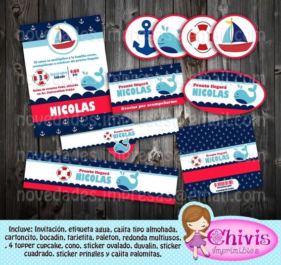 Kit Baby Shower Marinero Mercadolibre Com Mx Kit Baby Shower Marinero Mercadolibre Com Mx