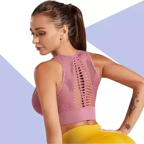 Crop Top Deportivo Transpirable - Rosa Ref. 2045