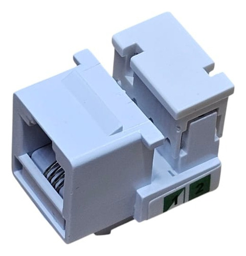 Caixa 50 Pçs Keystone Jack Rj11 Cat3 Br Cód 38