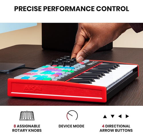 Controlador Midi Akai Apc Key 25 Mk2 Para Ableton Black