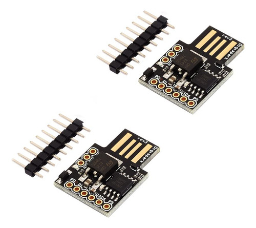 2 Pieza Digispark Kickstarter Attiny85 General Micro Usb Pin