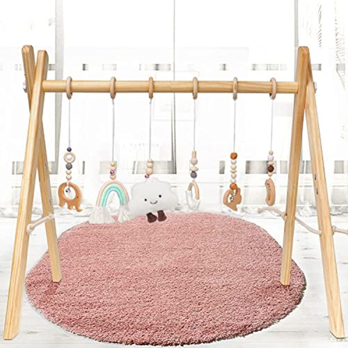 Golener Baby Play Gym Gimnasio De Madera Para Bebés 