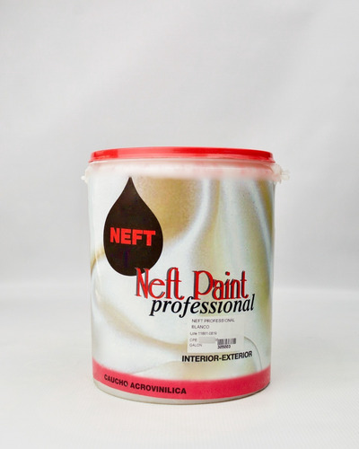 Pintura Caucho Blanco Clase A A A Marca Neft