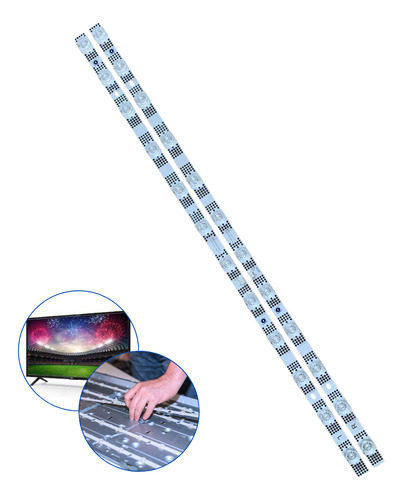 Kit Barras De Led Para Tv Tcl 55p635 55rk8600 Com 24 Leds