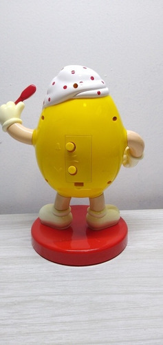 Imagen 4 de 10 de Reloj Souvenir De M&m' Funcionando Alto 27 Cm Ancho 15 Cm