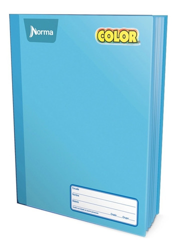 Cuaderno Norma Color Forma Francesa Cosido Cuadro Grande