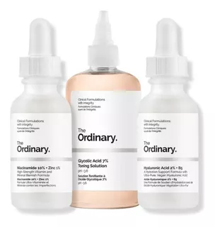 The Ordinary Combo Glicolico + Niacinamide + Hyaluronic Acid