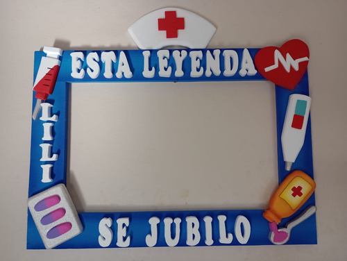 Cartel Para Selfie Personalizados Todas Las Carreras Enfermería