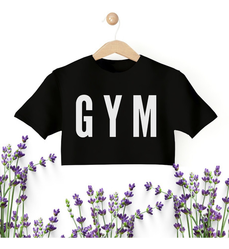 Playera Crop Top Deportivo Gym Ropa Mujer Deportiva