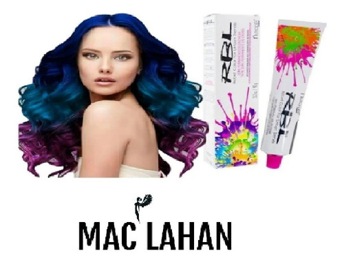 Imagen 1 de 2 de Tinte Para Cabello Rbl (colores Fantasía)