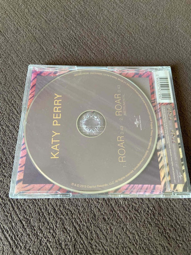 Cd Single Katy Perry Roar (Usado)