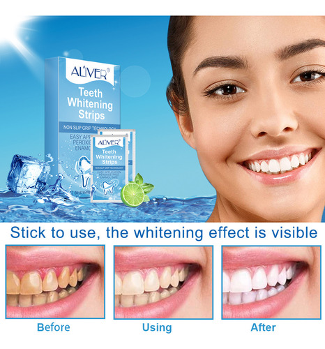 Tiras Blanqueadoras Dentales Elimina Manchas Naturalmente