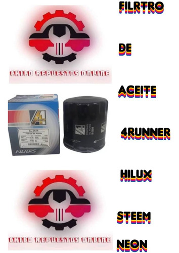 Filrtro De Aceite  4runner /hilux /steem/neon