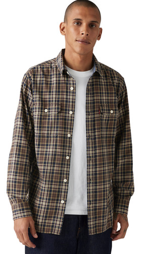 Camisa Hombre Classic Worker Café Levis 19587-0320 Café Xl