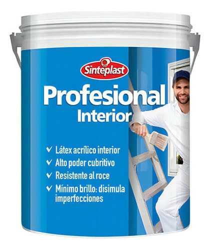 Latex Profesional Interior Blanco 20l Sinteplast Pintumm