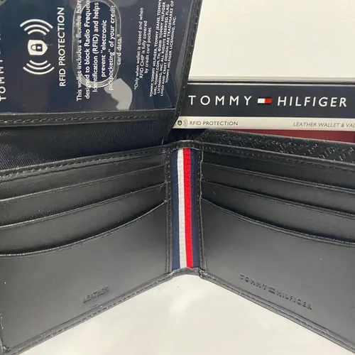 Cartera Tommy Hilfiger De Hombre 100 Original De Cuero Cuotas