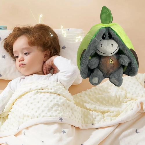 Peluche Relajante Que Suena Resplandeciente Con Un Burro Que