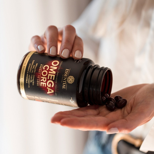 Ômega Core Krill + Coq 10 + Astaxantina Essential Nutrition Sabor 60 Capsulas