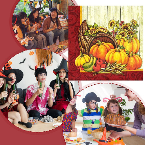 Servilletas De Papel De Halloween Servilletas De Cena De Hal