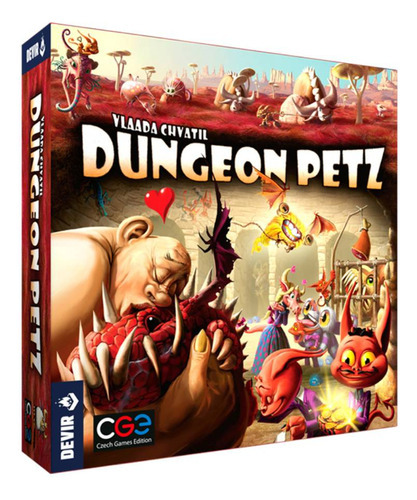 Devir Dungeon Petz Juego de Mesa Devir BGDUPPS 1ª Edición BGDUPPS Portugués
