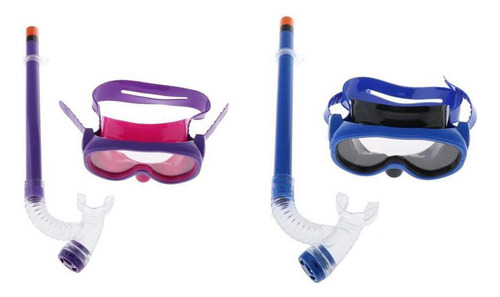 2 Piezas Natación Anti-niebla Gafas Para Niños De Buceo Y