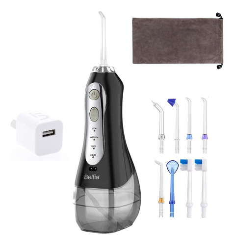 Irrigador Bucal Ducha Dental Water Belfia Hf-5 Con 8 Picos