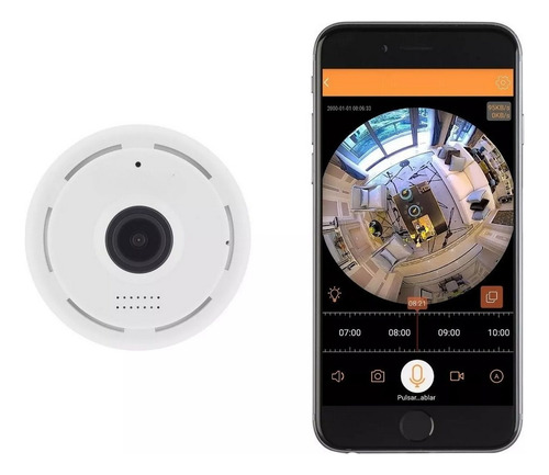 Camara 360º Wifi Para Monitero Por Internet Tiendas Oficinas