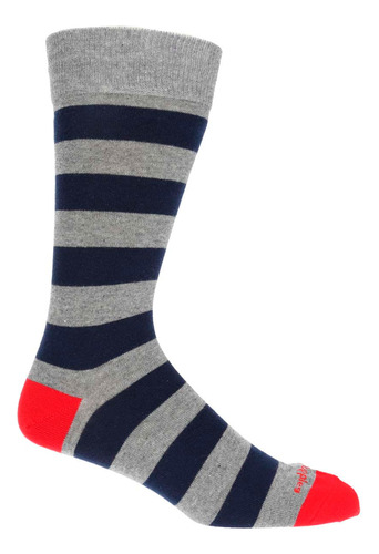 Medias Hush Puppies V23h C Stripe Grey Para Hombre