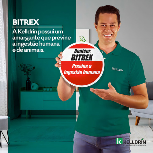 Inseticida Veneno Poderoso 25ce Kelldrin Mata Barata Escorpi