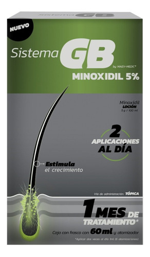 Sistema GB Basic Solución Tratamiento Anticaída 60 Ml