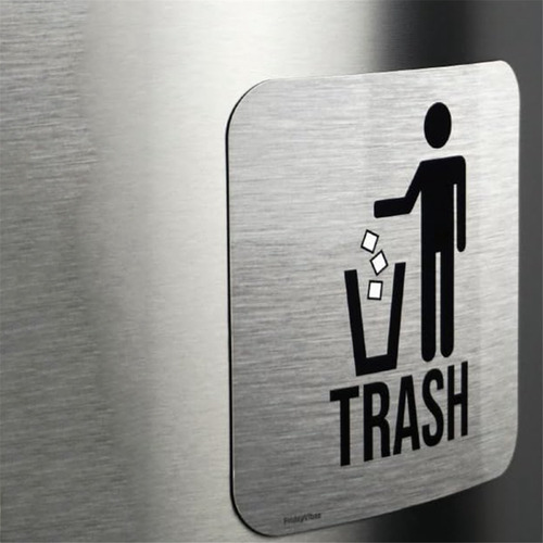 Combinação De Lixo Interno E Reciclagem Para Símbolo De Logo