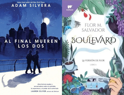 2 Libros Boulevard V Flor + Al Final Mueren Los Dos Puck