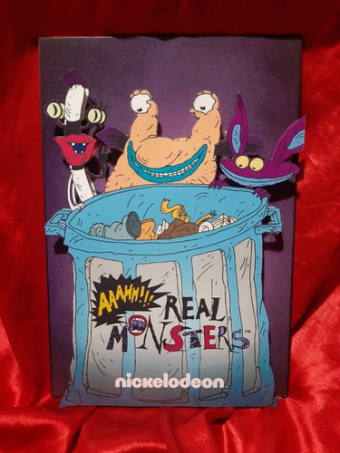 Cuadros De Madera Grandes 3d  Aaahh Real Monsters 1