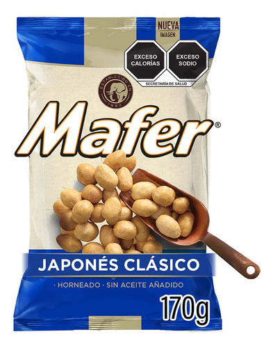 Cacahuate Japonés Tostado Clásico Mafer 170g