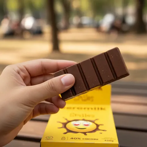 Zeromilk Smile Chocolate Vegano 40% Cacau Puro 70g Dp 6 Un