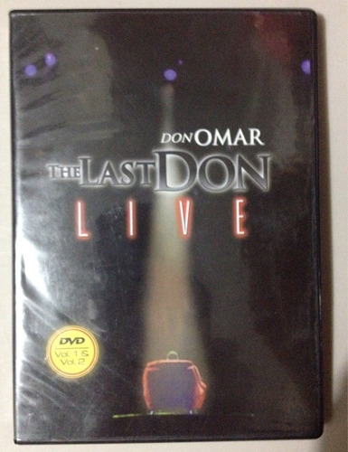 Don Omar The Last Don Live 2 Dvds Usado Importado Colombia