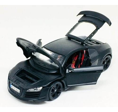 Automóvil a escala Maisto R8 GT 1:18 color negro